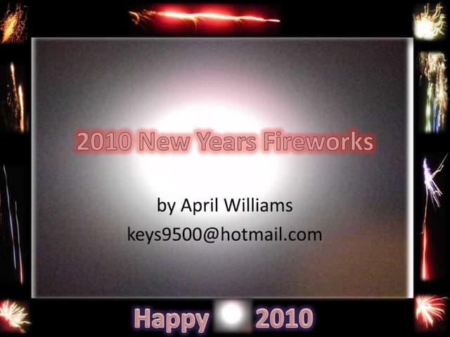 2010 New Years Fireworks
