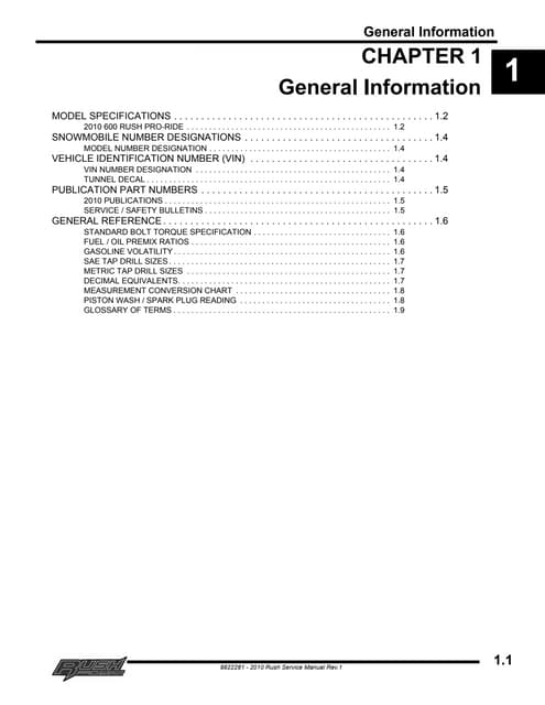2011 POLARIS RZR 170 SERVICE MANUAL PDF visual data 2