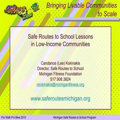 Session 13 - SRTS/CS Low-Income Kokinakis