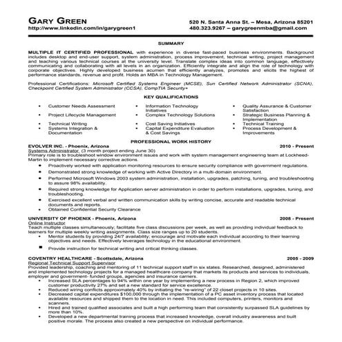 Resume Anthony Lopez | PDF