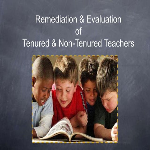 Teacher Evaluation & Remediation