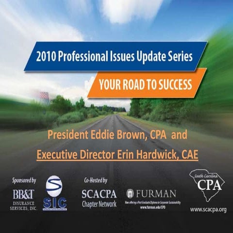 SCACPA 2010 Professional Issues Update