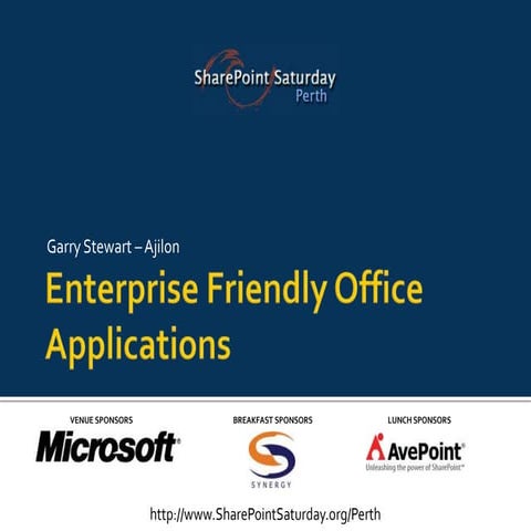 2010 share point saturday deck   enterprise office applications