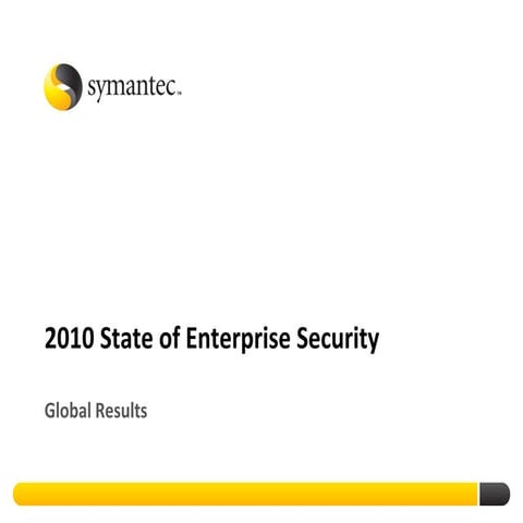 2010 State Of Enterprise Security