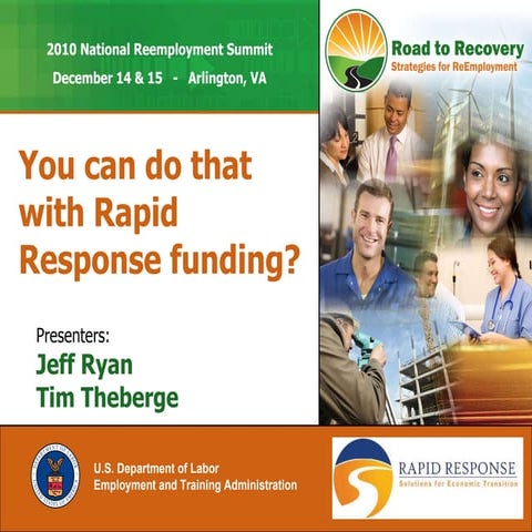 You Can Do That With Rapid Response Funds?