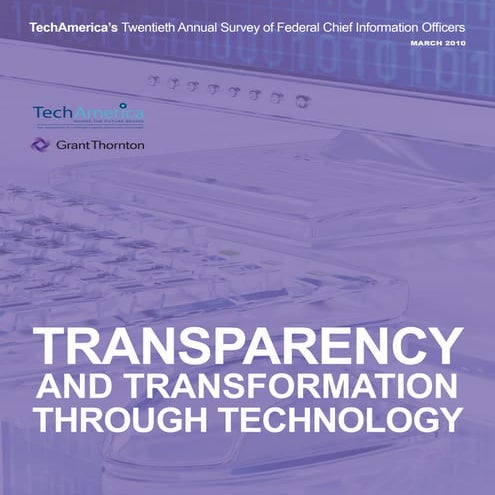 2010 Tech America Federal CIO Survey Final Report