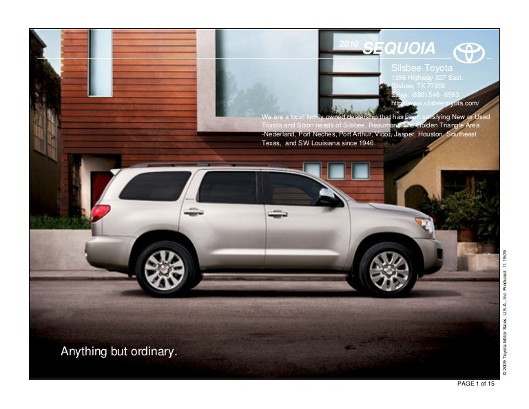 2010 Toyota Sequoia Near Houston Tx