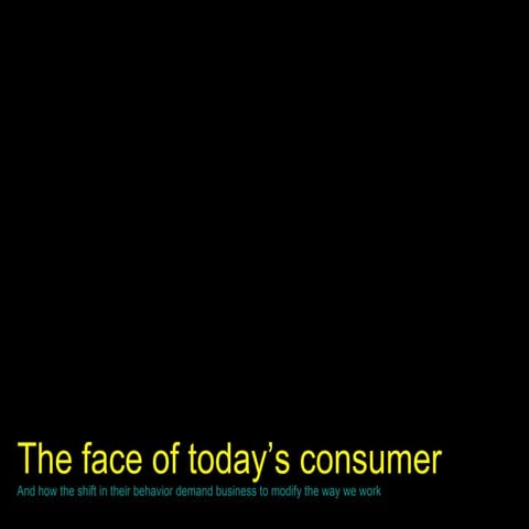 Face of Today's Consumer: 2010 Trend Review