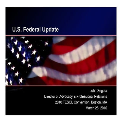 US Federal Update - March 2010