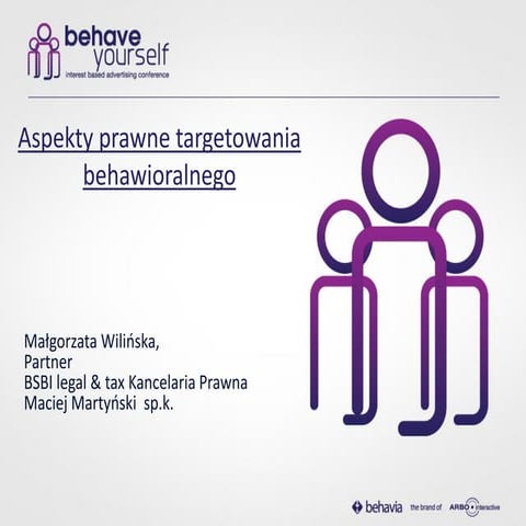 2011.03 Malgorzata Wilinska - Aspekty prawne reklamy behawioralnej