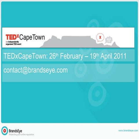 TedXCapeTown - BrandsEye report