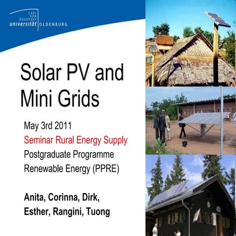 Mini grid and Solar home system