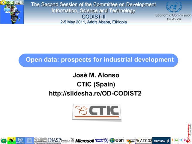 Open data: prospects for industrial development