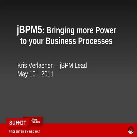 jBPM5: Bringing more Power to your Business Processes