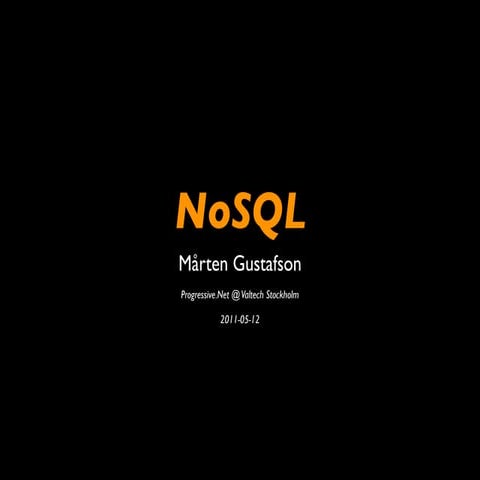 2011 05-12 nosql-progressive.net