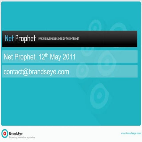 Net Prophet 2011 - Online conversations