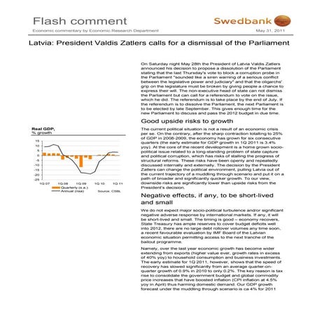 Call for a dismissal of the parliament