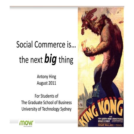 Social Commerce - the next big thing