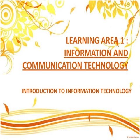 2011 1-learning-area-define-ict