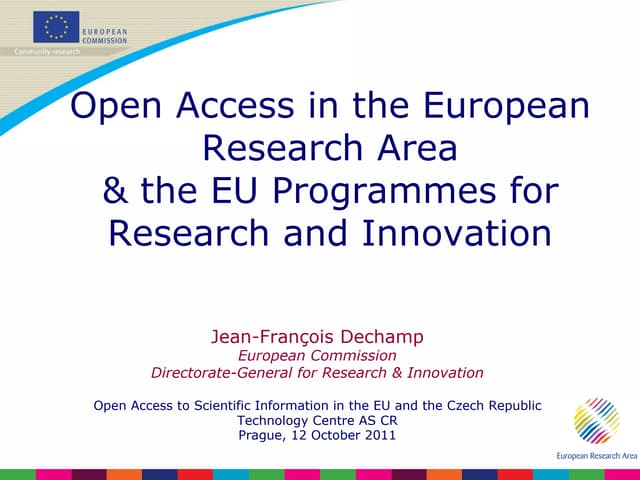 Open Access in the ERA and FP7