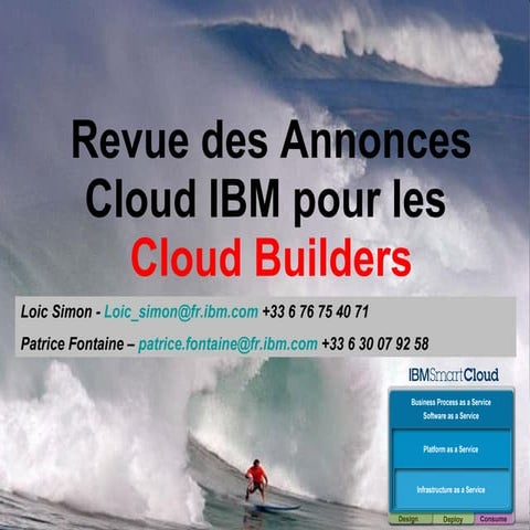 2011.10.13 - Annonces IBM pour Cloud Builders - Loic Simon