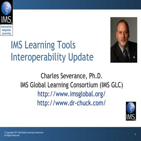 Educause: IMS UPDATE Learning Tools Interoperability