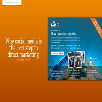Why social media is the next step in direct marketing. And why it isn’t. for ...