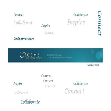 CEMS Entrepreneurs Presentation