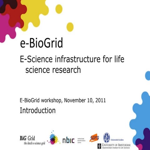 2011 11-10 e-bio-grid_workshop introduction