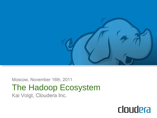 Hadoop ecosystem