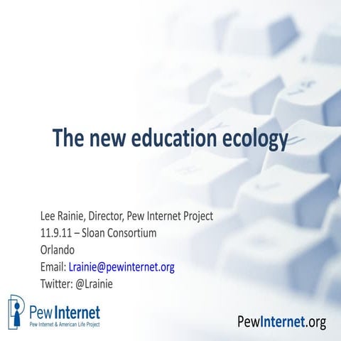 The new education ecology