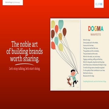 The noble art of building brands worth sharing for EURIB