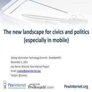 Technology and civic life