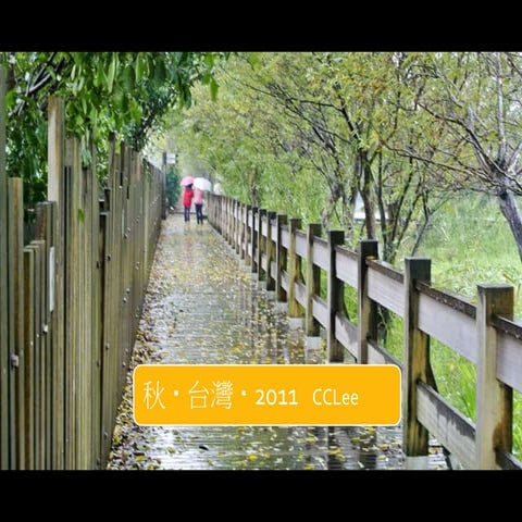 秋 ‧ 台灣 ‧ 2011 Autumn in Taiwan 2011