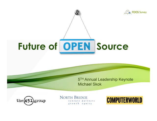 Future of Open Source 2011 Survey, Open Source Business Conference