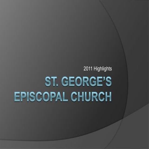 St. George's Annual Parish Meeting