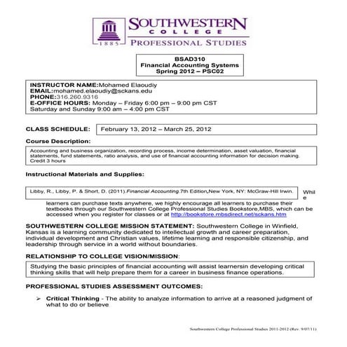 2011 2012 syllabus bsad310