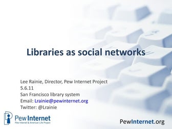 The Networked Librarian: Libraries as social networks