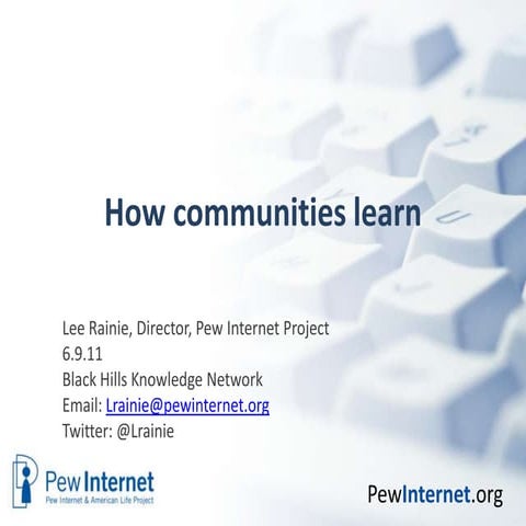 How Communities Learn