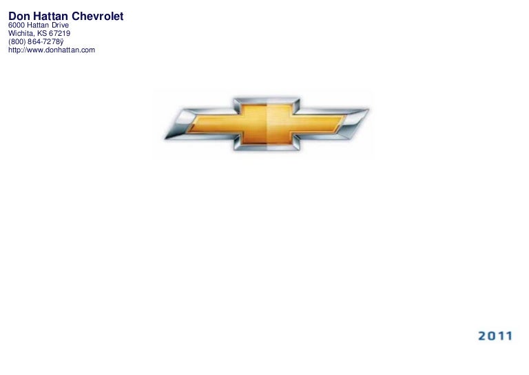 Don Hattan Chevrolet >> 2011 Chevrolet Volt Wichita Ks Don Hattan Chevrolet Don Hattan Chevrolet >> 2011 Chevrolet Volt Wichita Ks Don Hattan Chevrolet
