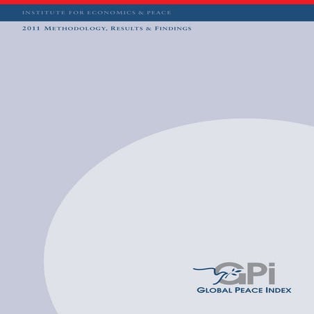 2011 Global Peace Index Report