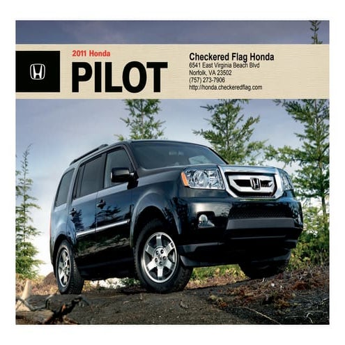 2011 Honda Pilot For Sale Near Virginia Beach VA | Checkered Flag Honda