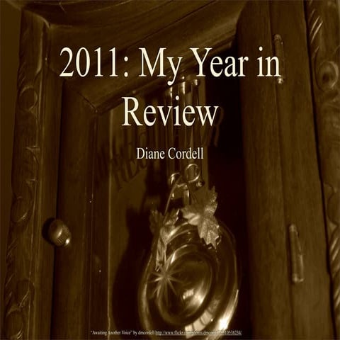 2011: My Year in Review