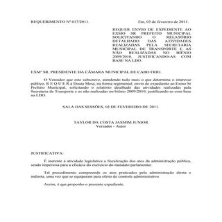 2011   requer envio de expediente a...