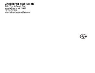 2011 Scion TC For Sale In Virginia Beach VA - Checkered Flag Scion