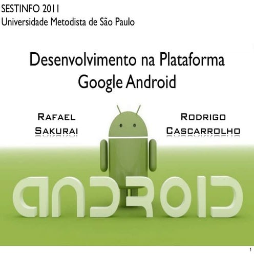 Apresentação Google Android