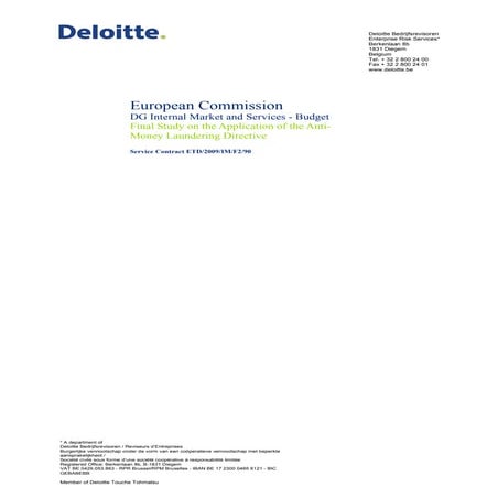 FOURTH ANTI MONEY LAUNDERING DIRECTIVE (EU) 2015/849’’ | PPTX