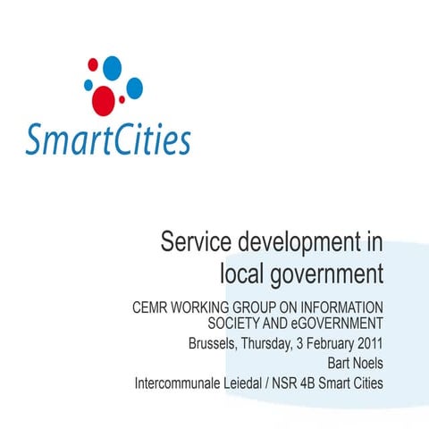Service development in local government