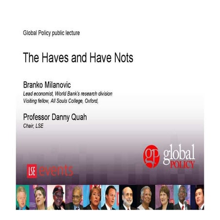 "The Haves and the Have Nots: A short and idiosyncratic history of global ine...