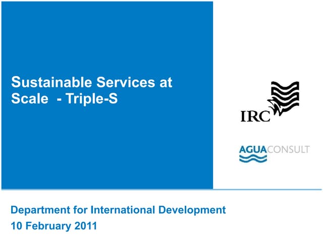 Sustainable Services at Scale - Triple-S